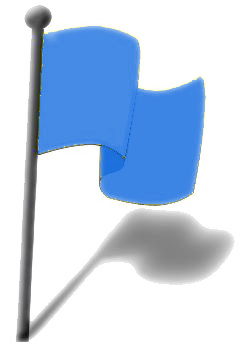 blue flag image